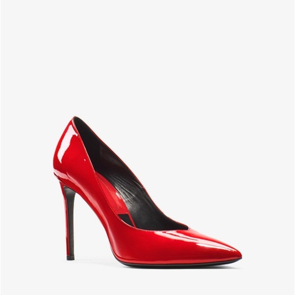 MICHAEL KORS COLLECTION Muse Red Pumps✨New! - Picture 5 of 8